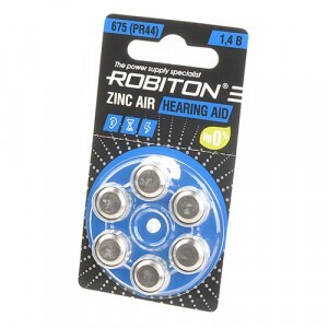 Э/п Robiton HEARING AID R-ZA675-BL6 675 PR44 DA675 V675A BL6 для слуховых аппаратов