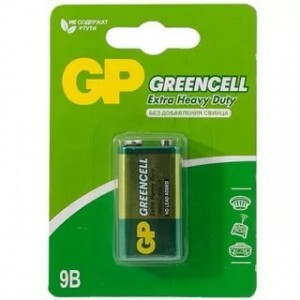 Элемент питания GP Greencell 1604G /6F22 BL