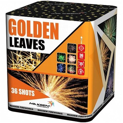 Батарея салютов GWM6360 Golden Leaves (1,2 х 36)