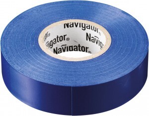 Navigator изолента ПВХ 19/20  синяя (10!) 71114