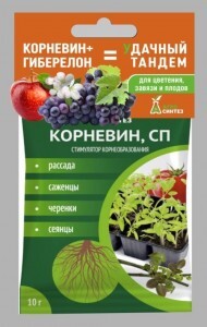 Набор «Удачный тандем» (Корневин 5гр. + Гиберелон 2гр. ДЛЯ ЗАВЯЗИ) Агросинтез