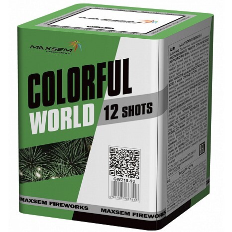 Батарея салютов GP218-93 Colorful World (0,8 х 12)