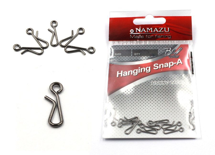 Застежка Namazu HANGING SNAP-A, цв. BN, р. 1, test-5 кг (уп.10 шт)/1500/1000/