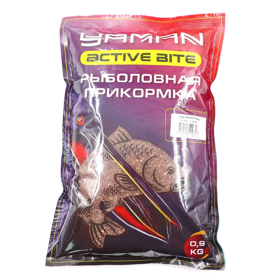 Прикормка Yaman Active Bite Лещ (шоколад), цв. коричневый, 900 г/15/