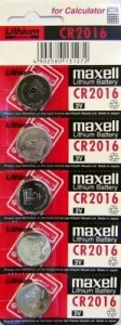 Элемент питания Maxell CR2016 BL5