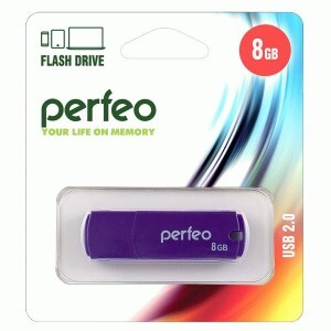 Флэш-диск USB  8Gb Perfeo Purple C05 PF-C05P008