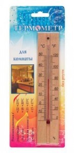 Термометр комнатный деревянный ТБ-206 (0/+50), блистер (шк 4607157330576)