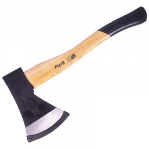 Park Топор 1000гр Премиум AXE10RBF, скругл.лезвие , дерев.рукоятка, 354003