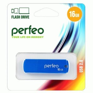 Флэш-диск USB 16Gb Perfeo Blue C05 PF-C05N016