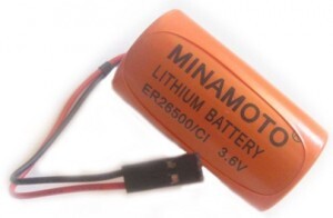 Э/п Minamoto литий-тионилхлоридный ER26500 C1 3.6V  (C, connector)