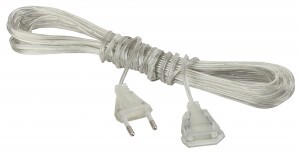 ЭРА Удлинитель (провод) д/гирлянд (220V) 3м., IP20 ENIN-3U lБ0041903