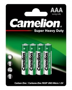 Элемент питания Camelion HEAVY DUTY Green R03/286  BL4