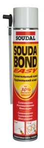 SOUDAL (Соудал) Soudabond Easy Клей-пена с аппликатором бытовая летняя 750мл (+5...+25С), арт.121621