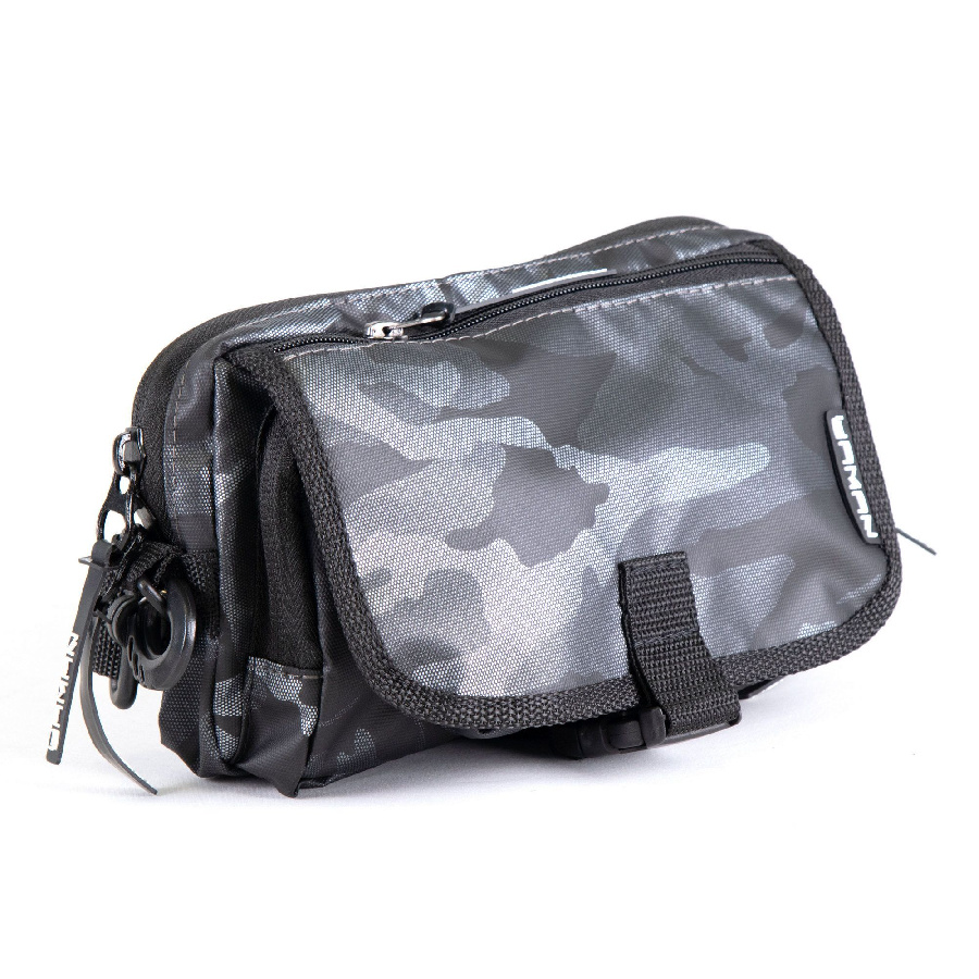 Сумка рыболовная "Yaman" Street Fishing MultiLock S-Pouch, 13,5х22х8 см, цв. серый камуфляж/15/