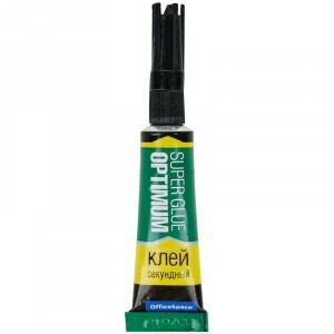 Клей секундный Super Glue Optimum 3г, BL12 блистер-карта(цена за шт, кратно 12шт) 278008 OfficeSpace