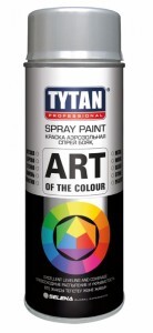 Tytan (Титан) Professional краска-аэрозоль черная глянец 9005 Art of the colour 400мл, арт.93809