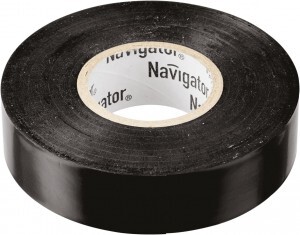 Navigator изолента ПВХ 15/20  черная (10!) 71103