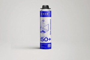 KRONbuild 50 Пена монтаж. (п/пистолет) всесезонная, 650г, арт.FAS50