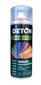 DETON Universal Эмаль аэрозоль 520мл алкид атмосферост. RAL3011 ВИШНЯ арт.DTN-A70821