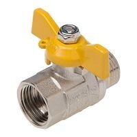 AQUALINK Кран шаровой для газа 1/2, (вн-нар, г/ш) бабочка, 7109