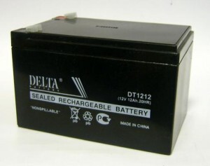 Аккумулятор 12V 12Ah Delta DT 1212 151x98x101