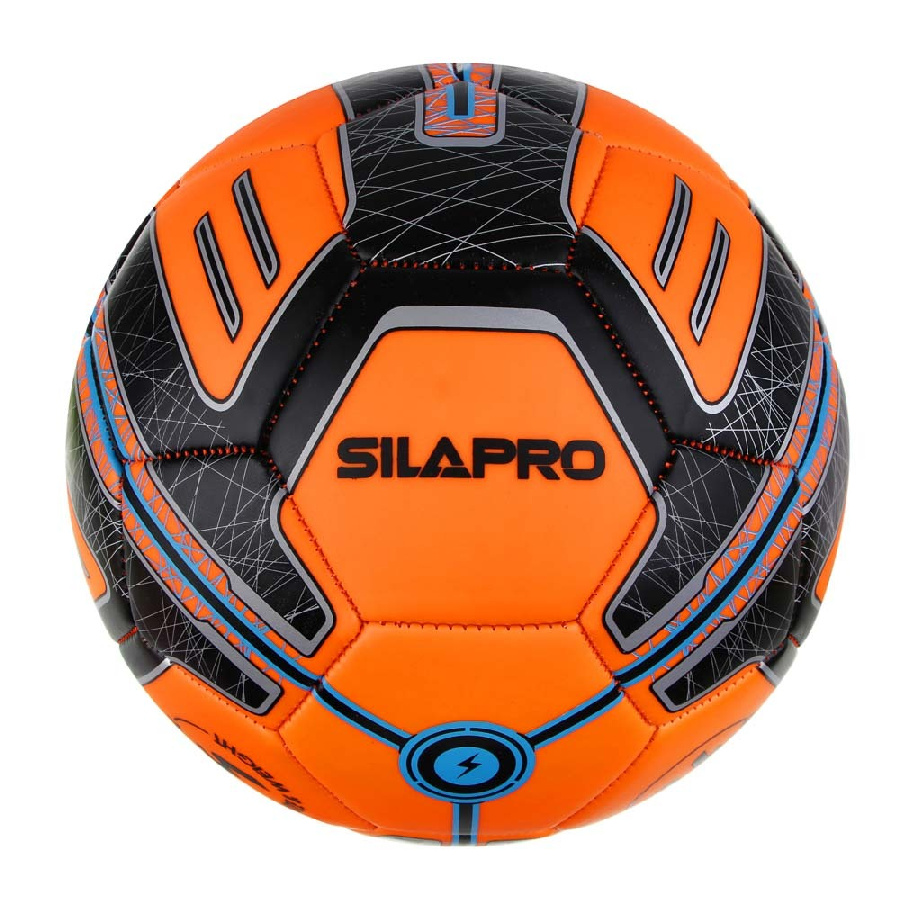 SILAPRO Мяч футбольный 22см, 5 р-р, 2сл, PVC 2.7мм, 360г (+-10%)