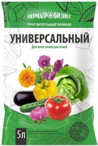 Пермагробизнес грунт Универсальный 5л. пакет