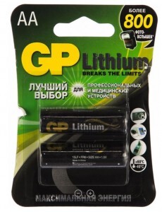 Элемент питания GP Lithium 15LF FR6/316 BL2