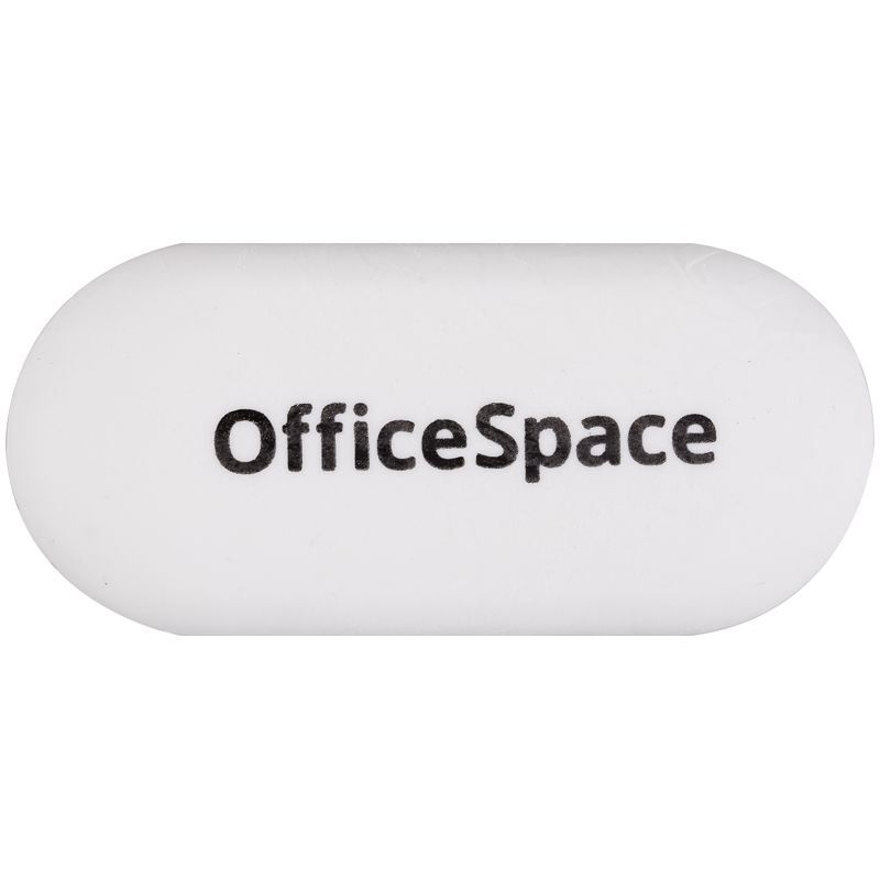 Ластик OfficeSpace "FreeStyle", овальный, термопластичная резина, 60*28*12мм