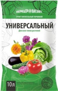 Пермагробизнес грунт Универсальный 10л. пакет