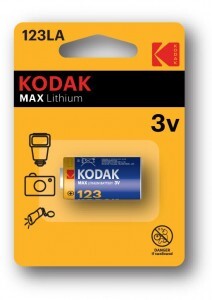 Элемент питания Kodak MAX Lithium CR123A BL1