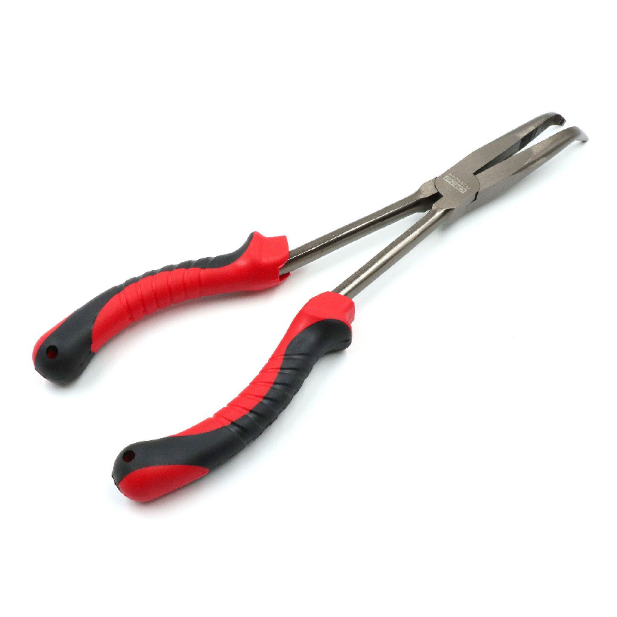 Плоскогубцы рыболовные удлиненные изогнутые Namazu Pro Bent Nose Pliers, L-290 мм/50/