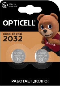 Элемент питания Opticell CR2032 BL2