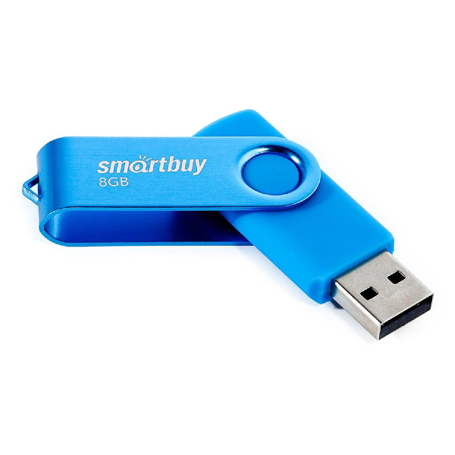 Память Smart Buy "Twist" 8GB, USB 2.0 Flash Drive, синий