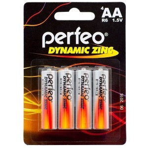 Элемент питания Perfeo Dynamic Zinc R6/316 BL4