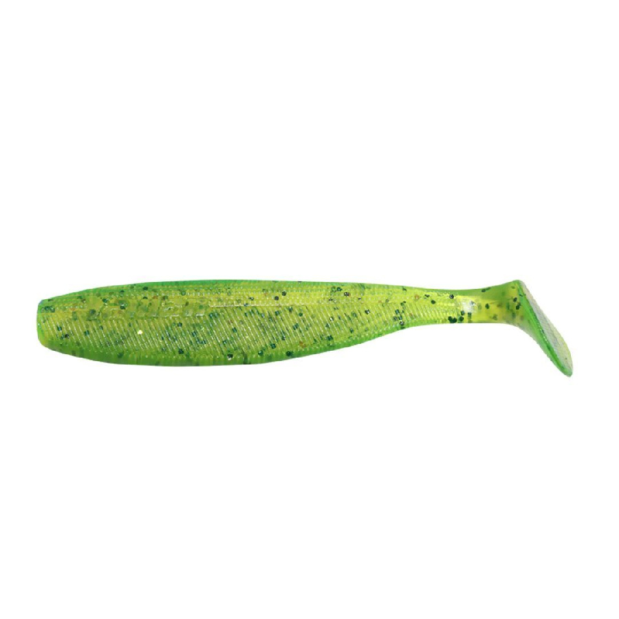 Виброхвост YAMAN PRO Sharky Shad, р.4,5 inch, цвет #10 - Green pepper (уп 5 шт.)