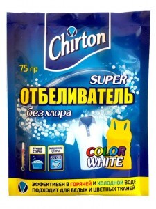 Кислородный супер - отбеливатель (порошок)  75гр ЧИРТОН  (АН3!)