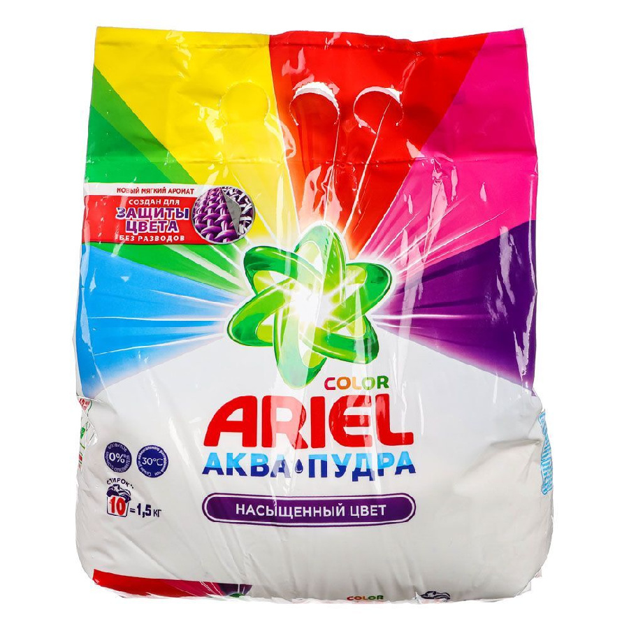 Стиральный порошок ARIEL Автомат Color, п/э, 1,5кг