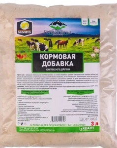 Кормовая добавка 3л. (горная мука) универс. Эколето (Квант)