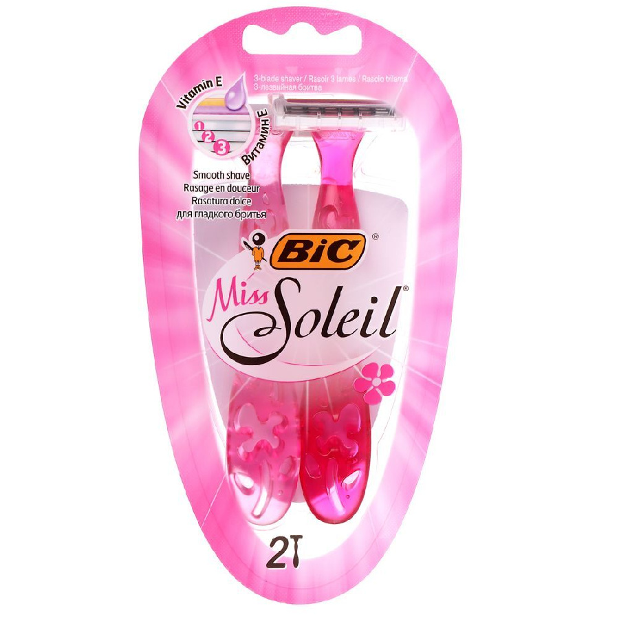 Станки для бритья женские BIC Miss Soleil, 2 шт