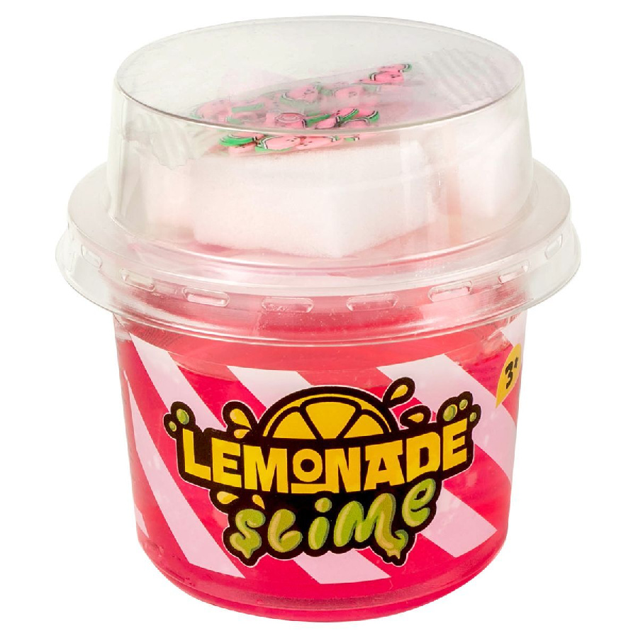 Слайм Slime "Lemonade" розовый, 110г