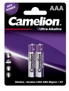 Элемент питания Camelion Ultra Alkaline LR03/286  BL2