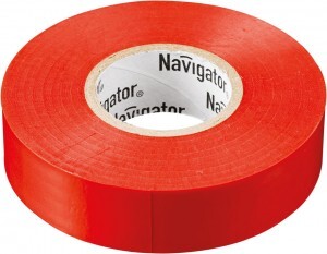 Navigator изолента ПВХ 15/10  красная (10!) 71230