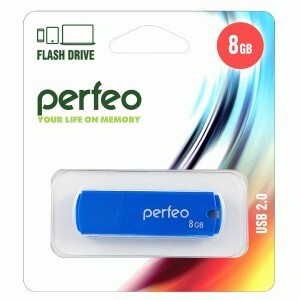 Флэш-диск USB  8Gb Perfeo Blue C05 PF-C05N008