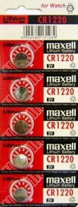 Элемент питания Maxell CR1220 BL5