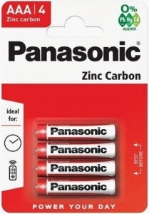 Элемент питания Panasonic Zinc Carbon R03/286 BL4