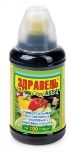 Здравень Аква 500мл. (д/овощей, садовых и плодовых культур) фл., удобрение, Ваше Хозяйство