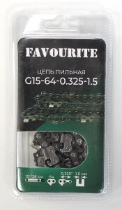 FAVOURITE Цепь пильная 15/38см 0,325 1,5мм 64зв. RS G15-64-0.325-1.5