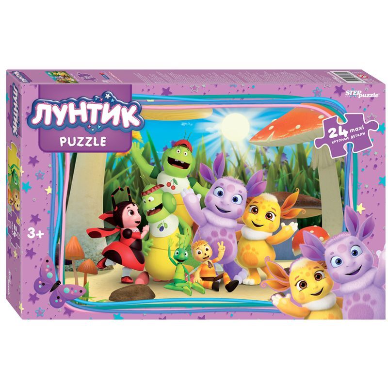 Пазл  24 эл. maxi Step Puzzle "Мельница. Лунтик. new 1"