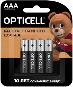 Элемент питания Opticell Basic LR03/286 BL4